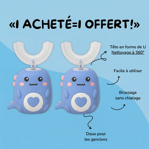 Zewhee™ – Brosse à dents 360° pour enfants