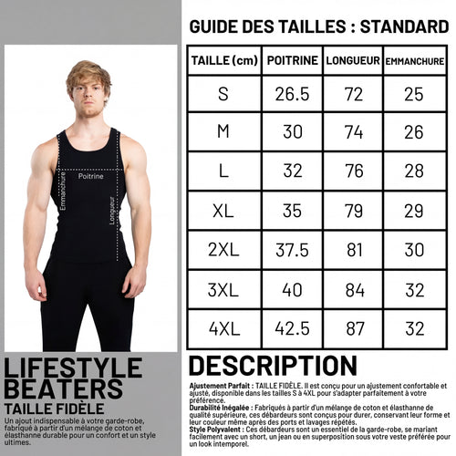 Lot de débardeurs moulants en coton ultra-doux