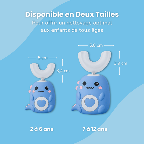 Zewhee™ – Brosse à dents 360° pour enfants